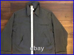 Vintage 50s 60s Collectible Work Jacket Conmar Zip Lined Unique Very Nice USA