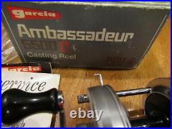 Vintage Ambassadeur 5500C in original box with papers S/N is 790303 (very Nice)