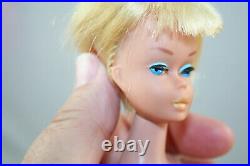 Vintage American Girl Blonde Barbie #1070 BL 1966 Center Part & Bangs. Very nice
