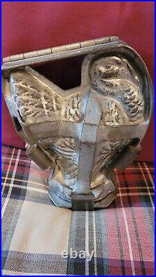 Vintage Antique Metal Hinged Turkey Chocolate Candy Mold 6 1/2 Tall Very Nice