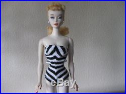 Vintage Barbie #3 Blonde Ponytail Very Nice
