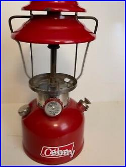 Vintage Coleman 200A Red Lantern January 71 Very Nice