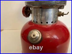 Vintage Coleman 200A Red Lantern January 71 Very Nice