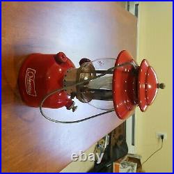 Vintage Coleman 200a Red Lantern Wichita 5-1966 Very Nice