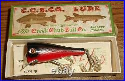 Vintage Creek Chub #6305 Pop'n Dunk In Super Tough Dace Color/in Box/very Nice