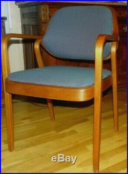 Vintage Don Petitt Knoll Mid-Century Modern Bentwood Chair- 4 avail. VERY NICE