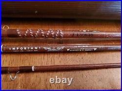 Vintage Fenwick FF70-4 7' 3 1/8 oz. Fly Fishing Rod with Tube Case VERY NICE