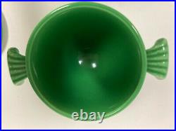 Vintage Fiestaware Sugar Bowl withlid Medium Green Very Nice