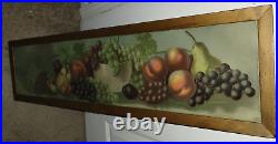 Vintage Hoover&Sons Yard Long Art Print Dated 1928 Assorted Fruits Very Nice