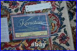 Vintage Karastan Rug 700 Series 742 Floral Kirman 10x14 Vintage Very Nice #31722