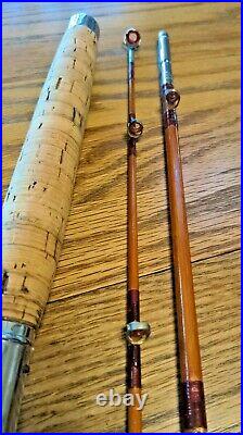 Vintage L. L. Bean Bamboo 8'11 Fishing Rod Very Nice CONDITION