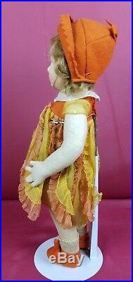 Vintage Lenci Felt Doll 1931 Series 111 N 14 inches Tall All Original Very Nice