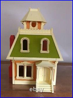 Vintage Mattel The Littles Doll House With Furniture & Extras 1980 Very Nice