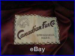 Vintage Mink Fur Stole Wrap Very Nice Canadian Fur Co