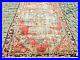 Vintage Muted Color Low Pile Rug Anatolian OUSHAK Rug 43'' X 62'' Area Rug