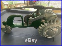 Vintage National A-5 Cast Iron Tractor Walking Lawn Sprinkler Very Nice