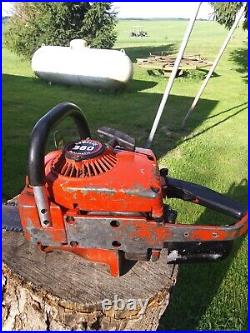Vintage Old Homelite 360 chainsaw new intake boot very nice & runs great Antique