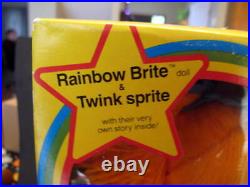 Vintage Orig. Rainbow Brite & Twink Sprite Dolls MIB 1983 Very Nice