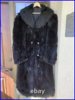 Vintage Real Black Bear Coat Very nice Super warm