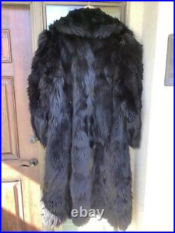 Vintage Real Black Bear Coat Very nice Super warm