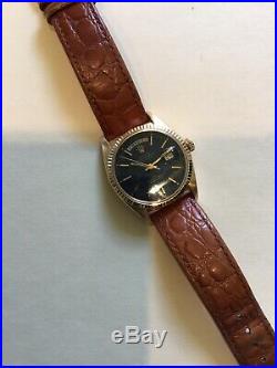 Vintage Rolex 1803 Rose Gold Day-Date Circa 1969 Very Nice 36mm