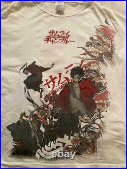 Vintage Samurai Champloo Anime Tee Shirt XL Very Nice condition