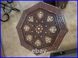 Vintage Syrian/Moroccan Moorish Style Side Tables Gorgeous, Very Nice