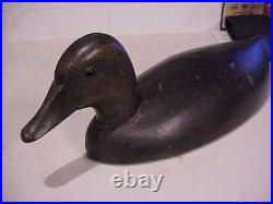 Vintage, Very Nice J. R. Wells Black Duck Decoy/canadian Decoy/decoys/hunting