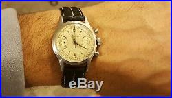 Vintage Wittnauer Stainless Steel Chronograph Cal. Venus 188 Serviced Very Nice