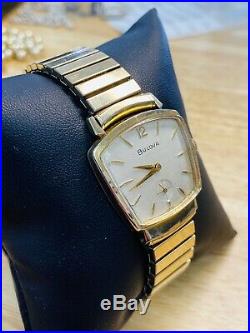 Vintage mens 1960 Bulova American Eagle 2 ASSYMETRICAL Art Deco Watch, Very Nice