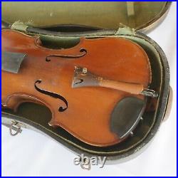 Vtg / Antique Antonius Stradiuarius Faciebat Anno 17 Violin 4/4 Very Nice