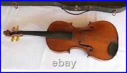 Vtg / Antique Antonius Stradiuarius Faciebat Anno 17 Violin 4/4 Very Nice