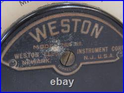 Weston Electrical Instrument Co Model 264 Antique Milliamperes Meter (very nice)