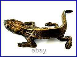 Wonderful Antique Bronze Lizard Very Nice Old Piece