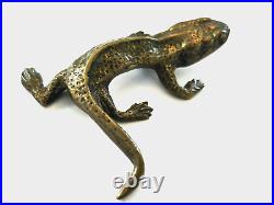 Wonderful Antique Bronze Lizard Very Nice Old Piece