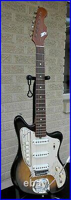 Zen On Electric Guitar 1960s RARE 3 pickup + HS Case Very Nice Deluxe Model MIJ
